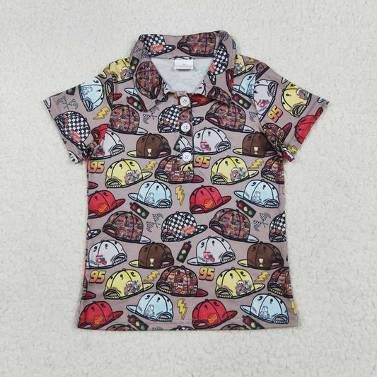Cars Cartoon short sleeve Shirt  BT1228