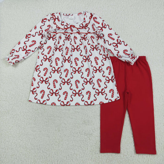 Christmas bows candy Girls Set  GLP2484
