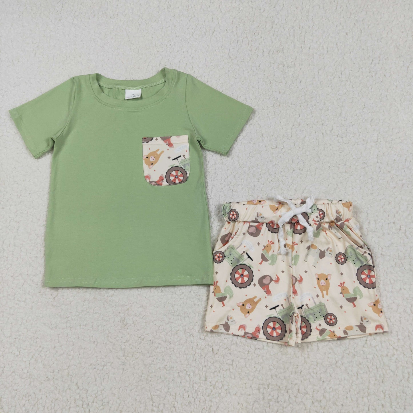 green pocket tractor boy Set BSSO1460