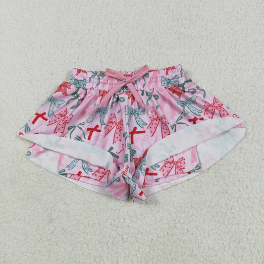 colorful bows Kids yoga Short SS0578