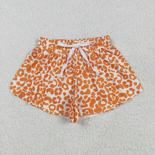 orange leopard  shorts SS0584