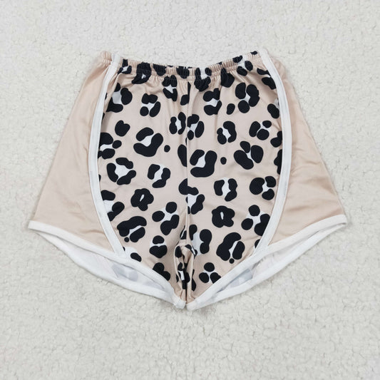 Black leopard khaki Kids  Short SS0526