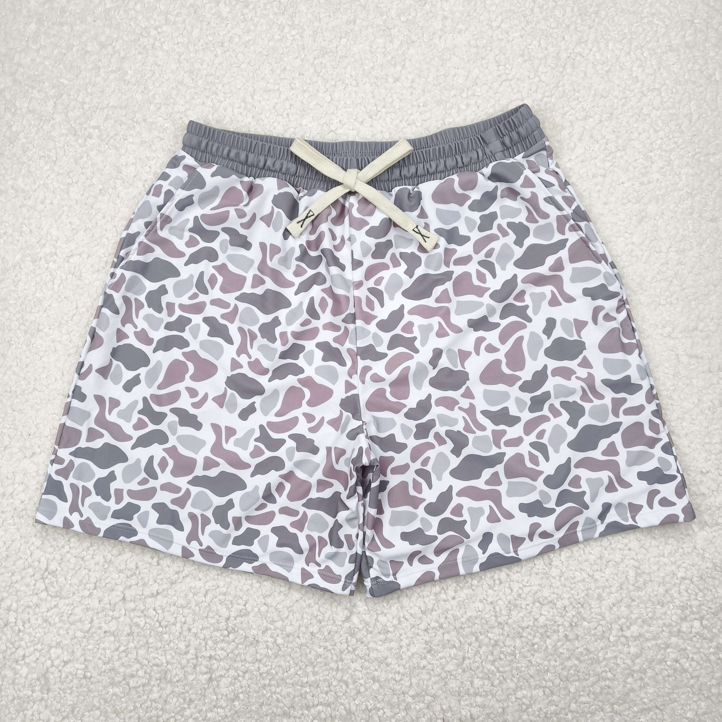 Adult man camo Print short swim