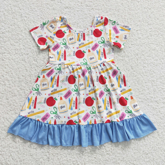 Back to School Pencil Girls Dress