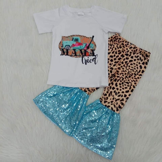 Boutique  Sequins bell girl outfits