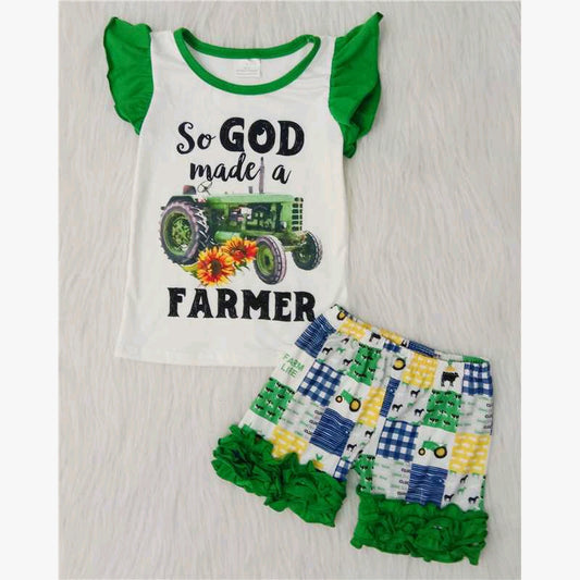 FARMER car green summer set