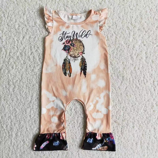 wild baby romper