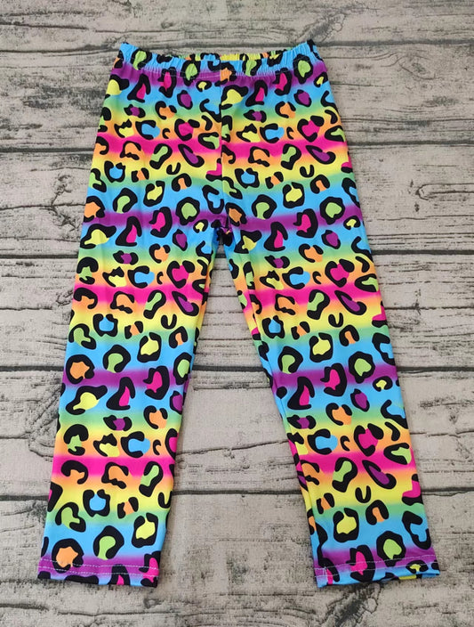 Leopard Girls Pants