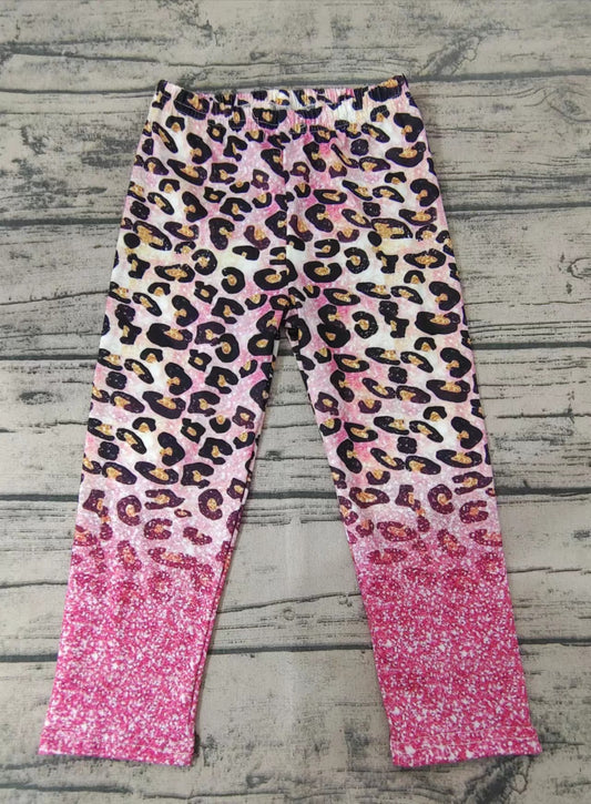 Leopard Girls Pants