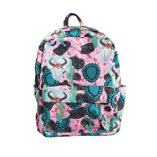 Cactus Cow Print BACKPACK