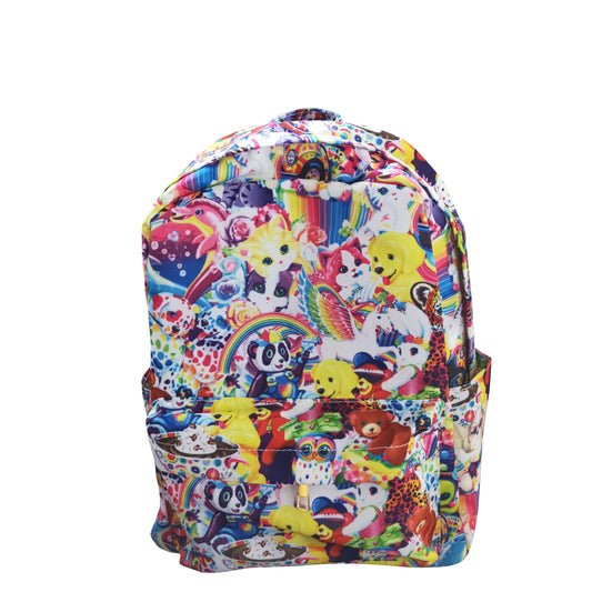 Purple Cartoon Print BACKPACK