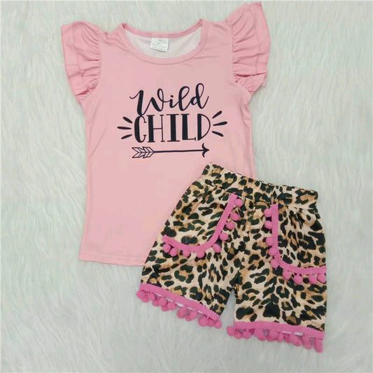 pink Leopard Boutique summer  set