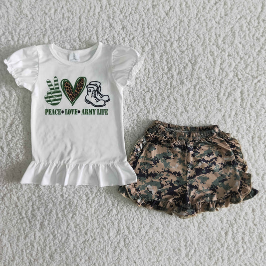 camo summer  set