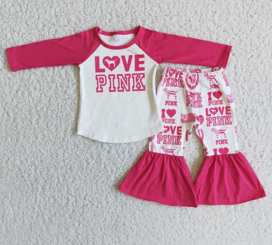 Promotional Valentine's Day love pink girls Set