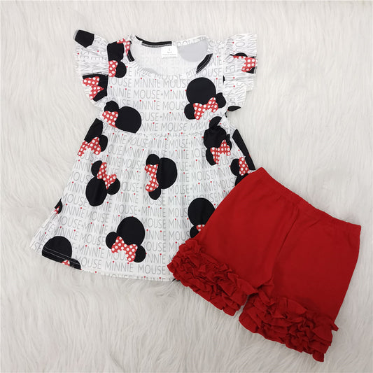 summer Red black Boutique set