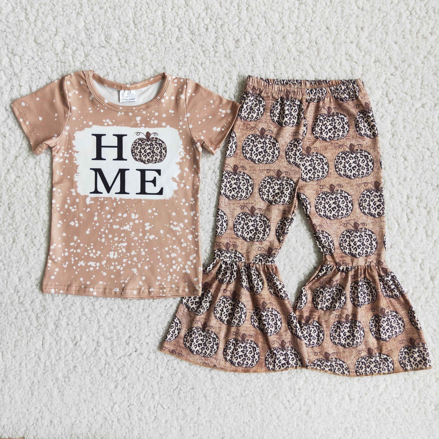 new design H me pumpkin  Boutique set