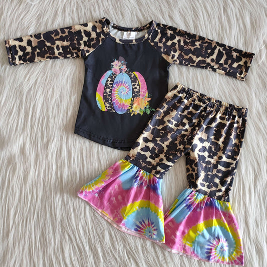 Halloween Boutique Leopard girls  bell outfits