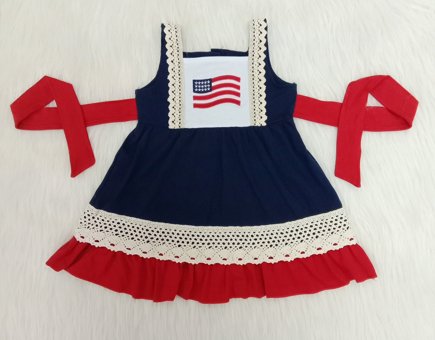 July 4 Embroidered Skirt