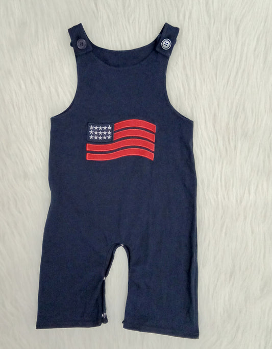 Baby July of 4th Embroidery baby romper