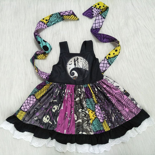 balck Before Christmas EveTwirl Dress Boutique girls