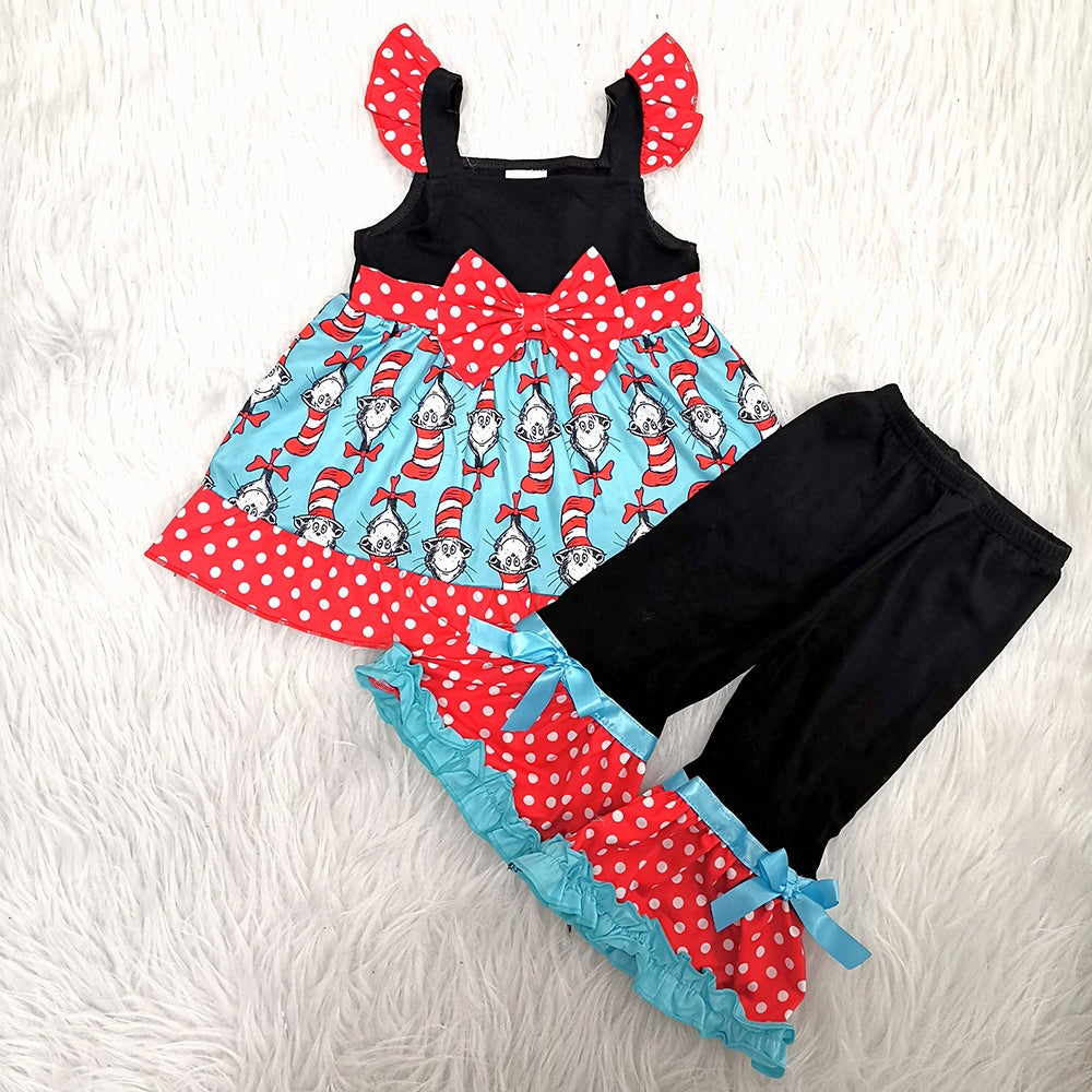 Red and Blue Boutique girl outfits