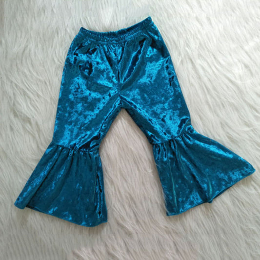 Blue Velvet bell pants