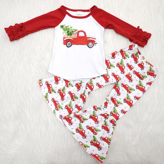Boutique Christmas tree car  set