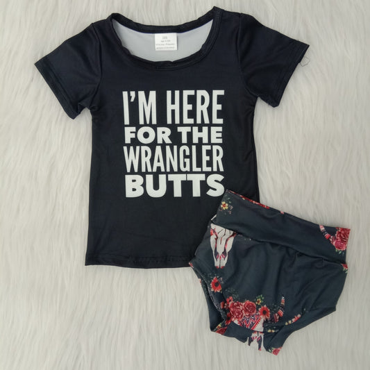 flowers girls set Bummies