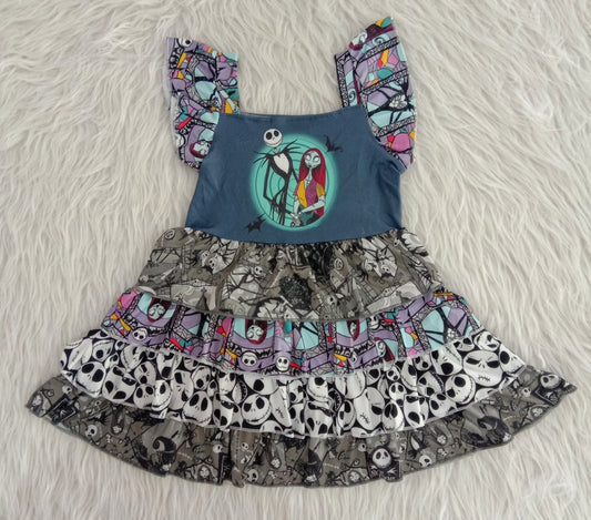 Halloween gray Twirl Dress Boutique girls