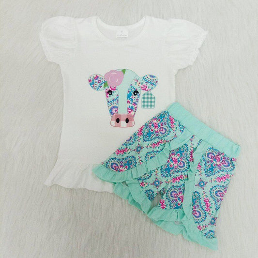 cow Boutique summer  set