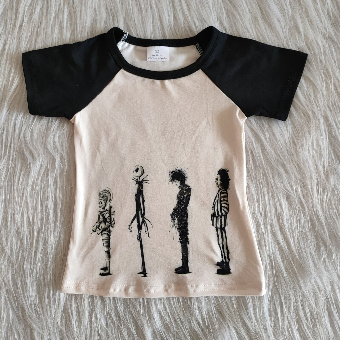 Halloween balck boutique boy shirt