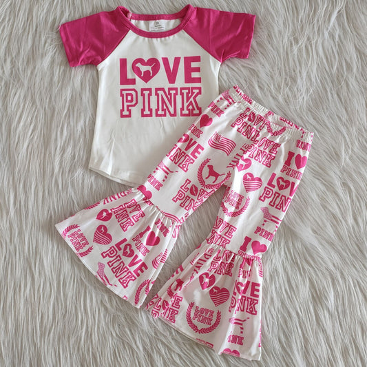 love pink Flare Outfit