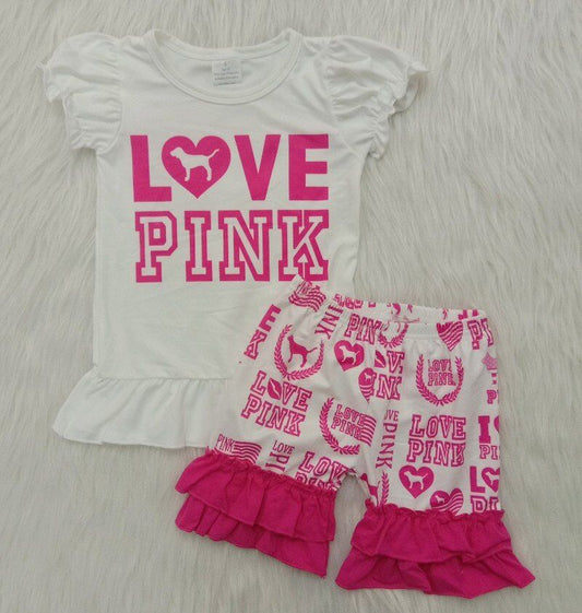 love pink girls summer set