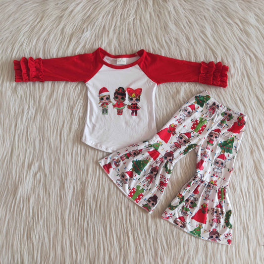 fall outfits Boutique Christmas lol girls set