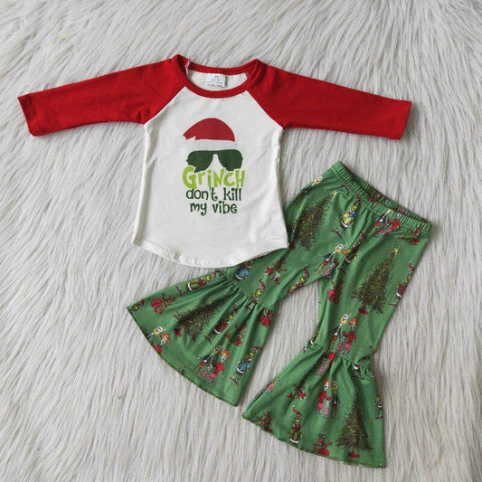Boutique Christmas hat Christmas girls  set
