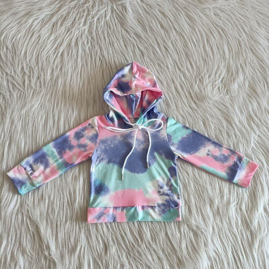 girls Tie Dye Hoodie