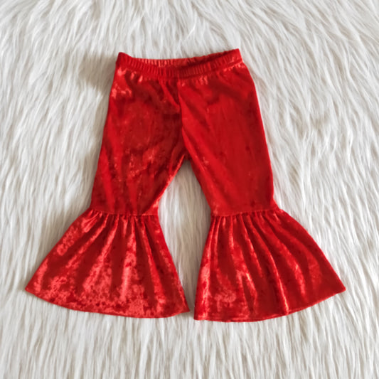 Red Velvet bell pants