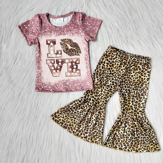 Valentine's Day love Leopard Boutique girl outfits