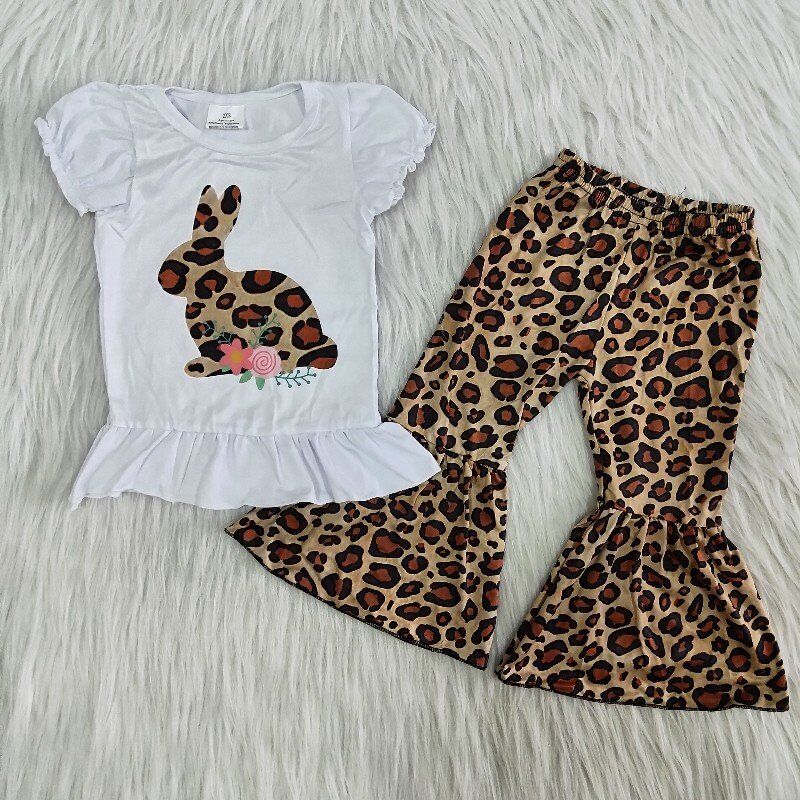 Easter leopard bunny Boutique  outfits