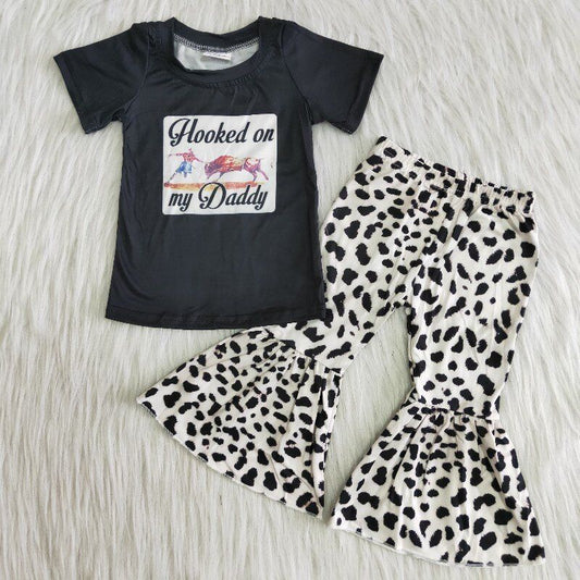 Black leopard Boutique girl outfits