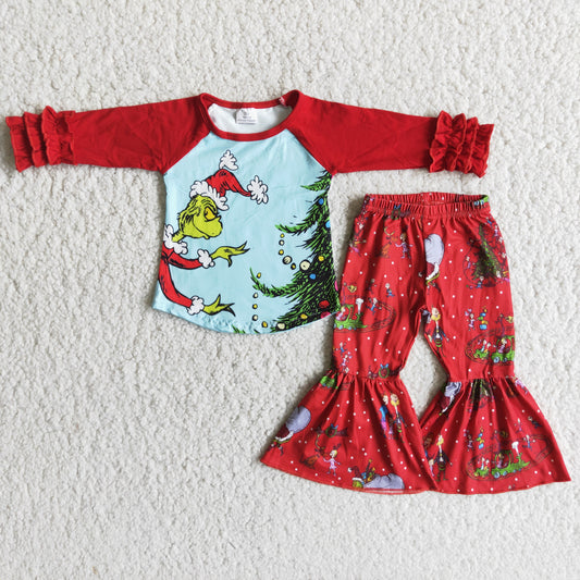 fall outfitsChristmas girl suit