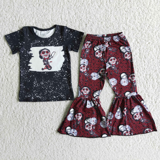 Black cartoon Boutique girl outfits