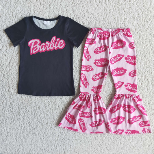 Pink Car Cartoon Girls Set