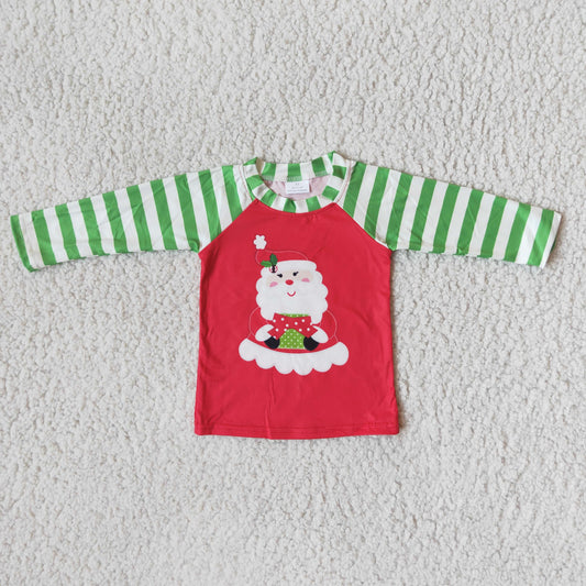 Christmas Santa Claus  boy shirt