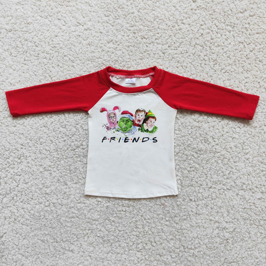 Christmas friends boy shirt