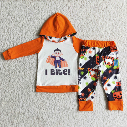 cute cartoon Orange boy Jogger Outfit