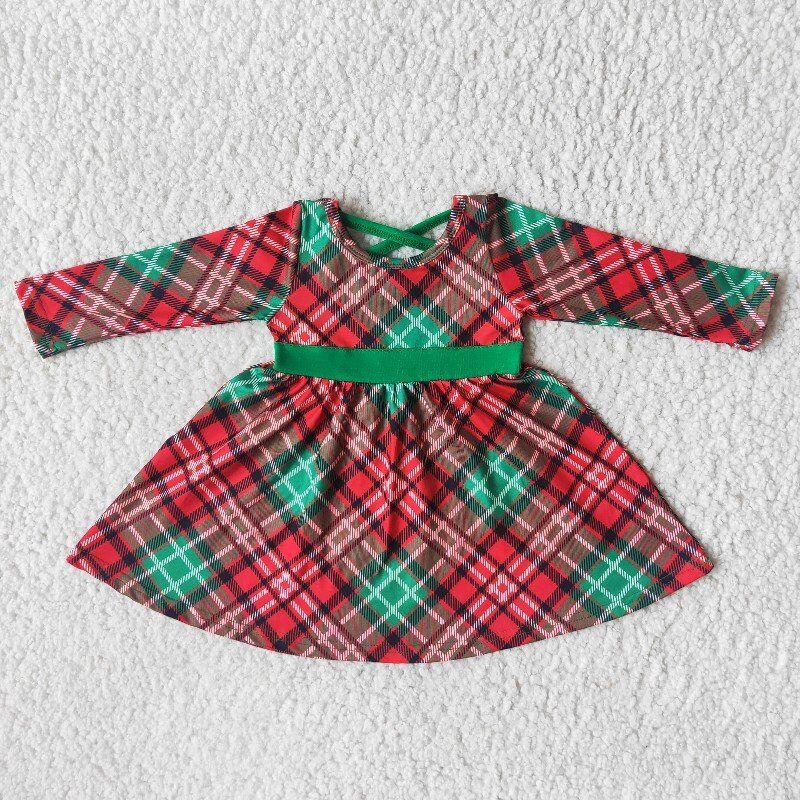 red and green boutique girl big skirt