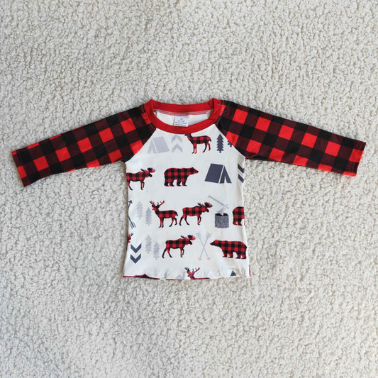 Boy shirt  Christmas Elk