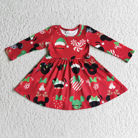 big skirt Christmas dress