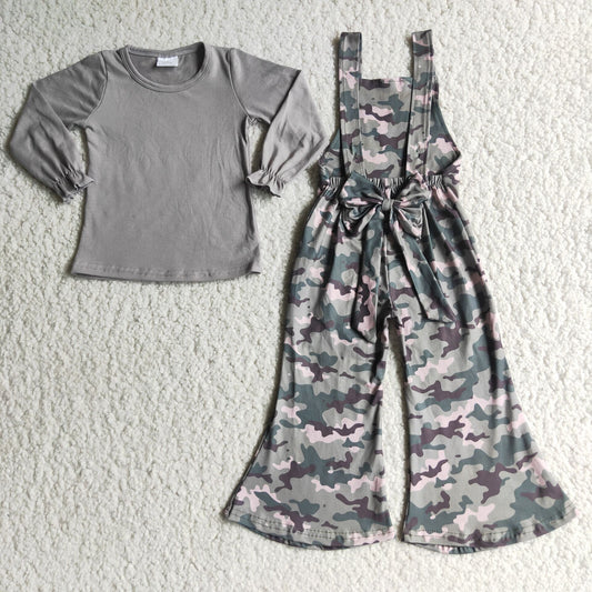 girls camo overall outfits